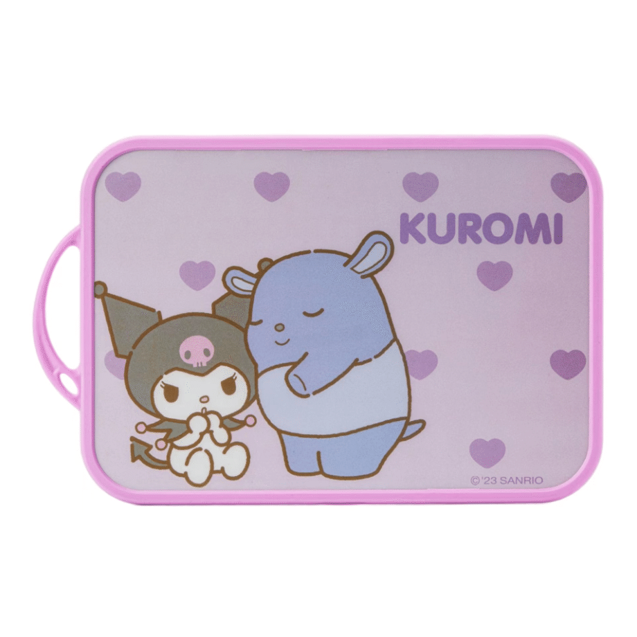 Sanrio Cutting Board/Double-sided Cutting Board Fruits Picnic Camp Out -Kuromi 1 each