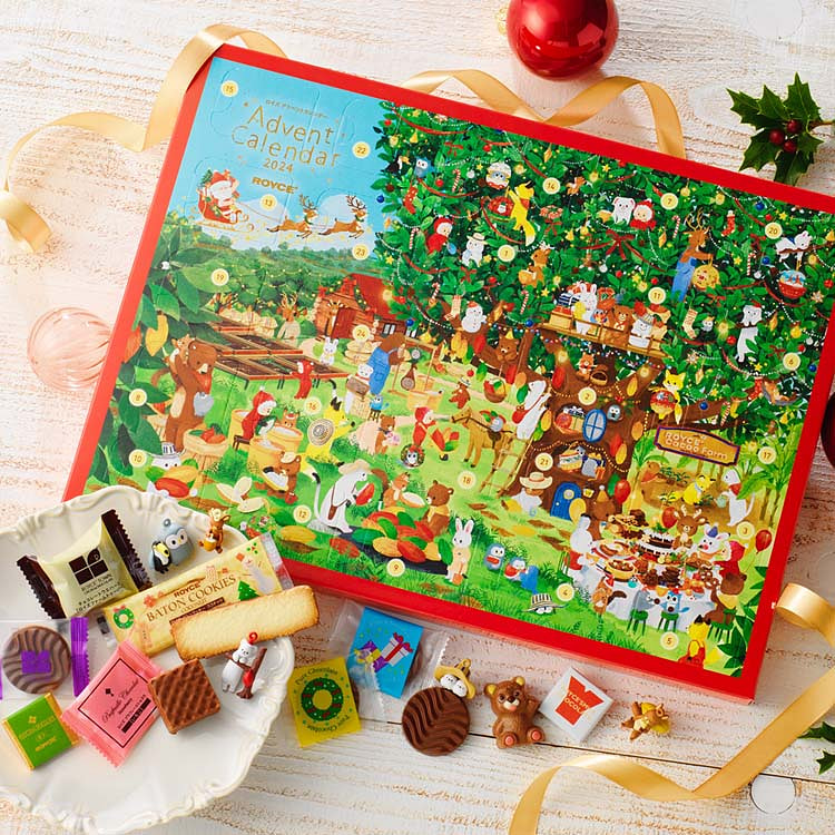 ROYCE Christmas Selection Chocolate Candy Calendar Gift Box 42 pcs