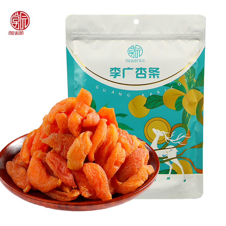莫园 甘肃特产小吃李广杏条李广杏干杏肉酸甜零食敦煌文创礼500g*1袋