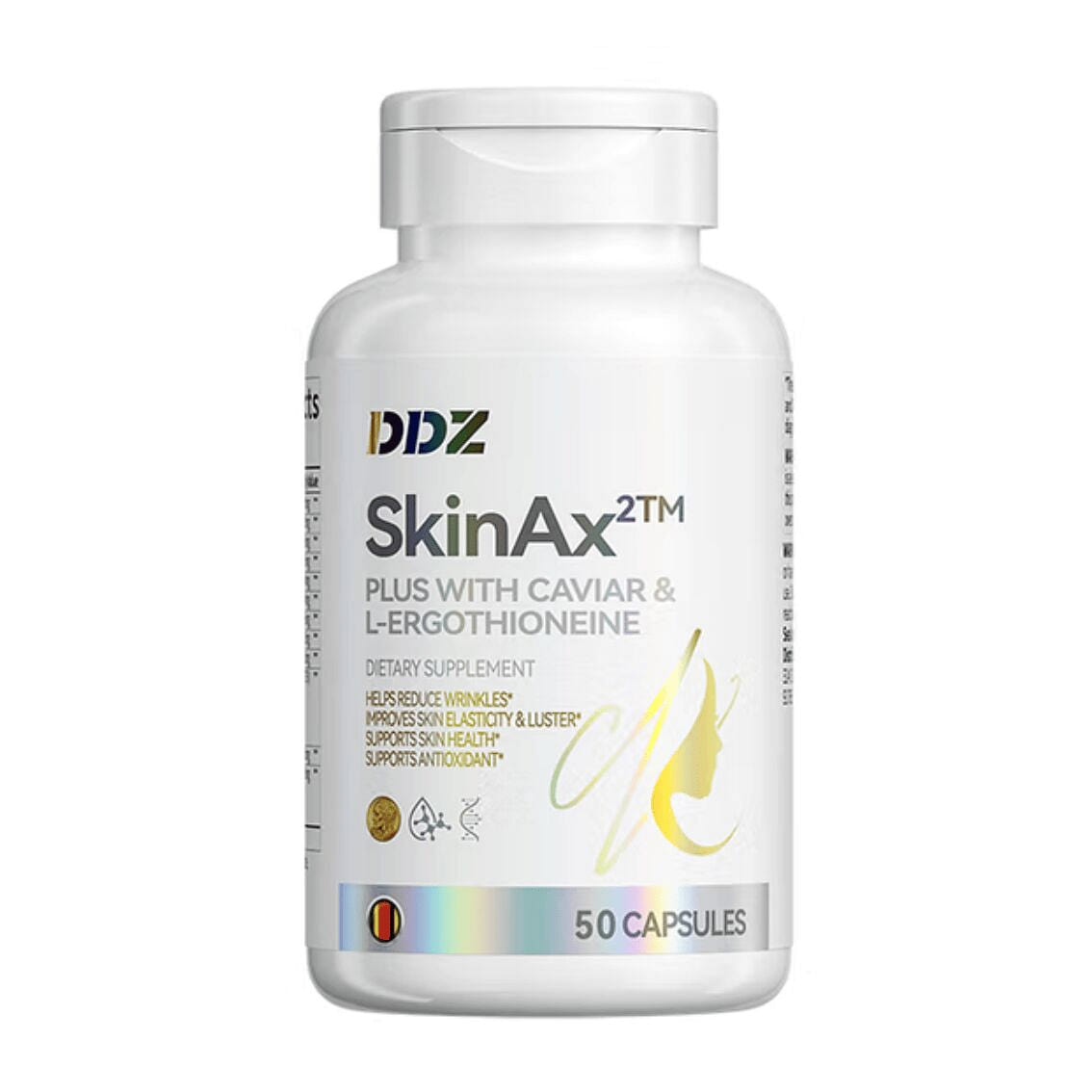 DDZ SkinAx PLUS WITH CAVIAR & L-ERGOTHIONEINE 1 bottle