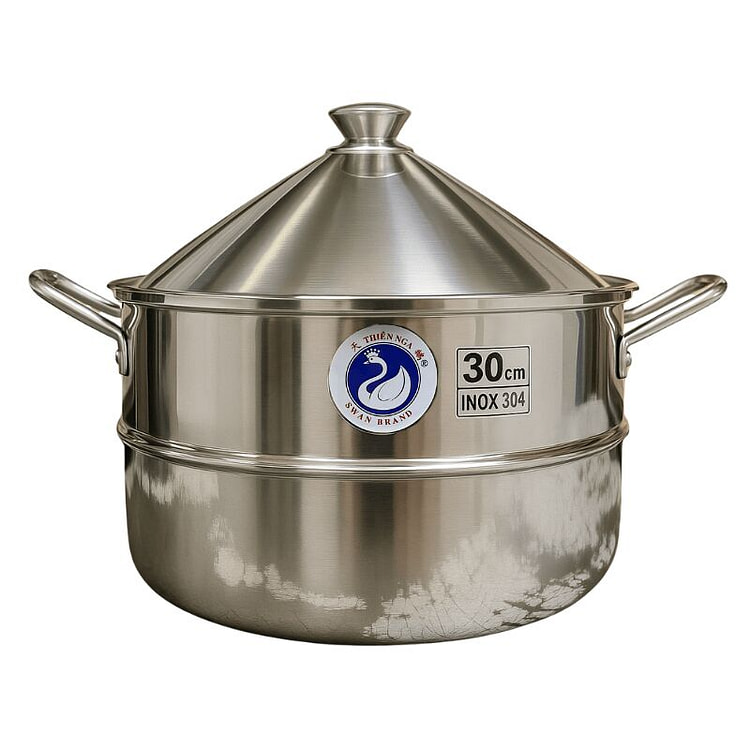 Swan Nồi Hấp Bánh Cuốn 30cm (SUS 304)