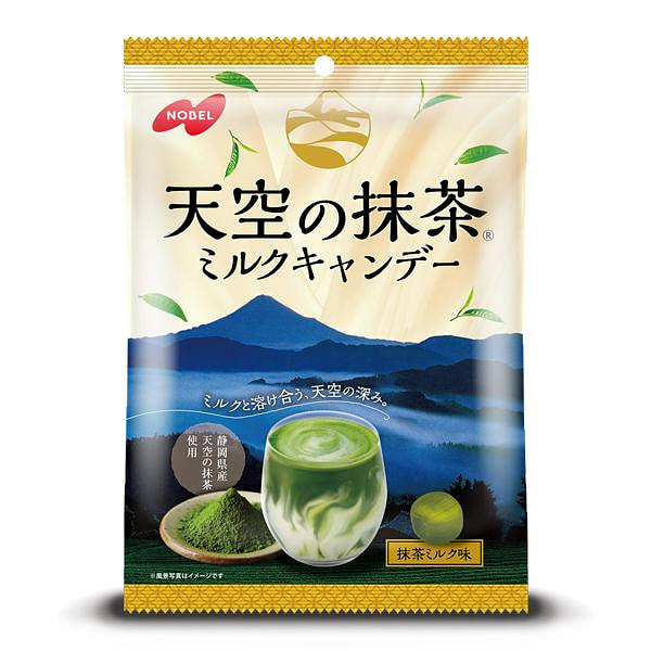 Kẹo sữa trà xanh "Tenku no Matcha" Nobel 66g 1 gói