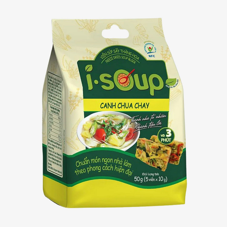 ISOUP 速溶素食酸汤 1.76盎司