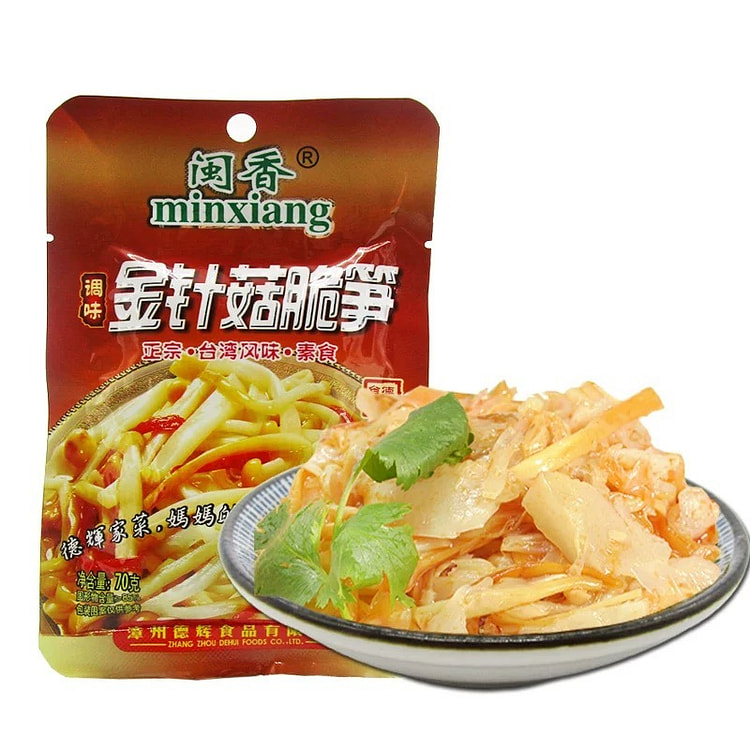 闽香金菇脆笋配粥零食 140 克