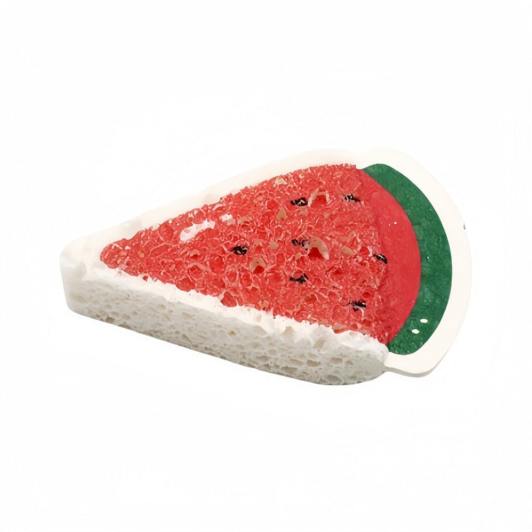 Cartoon Watermelon Compressed Sponge Wipes 1 count