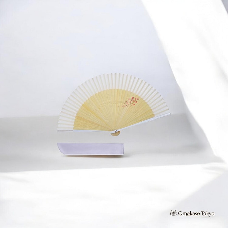 TOuWA Folding Fan-Hand Painted Cherry Blossom 110 g
