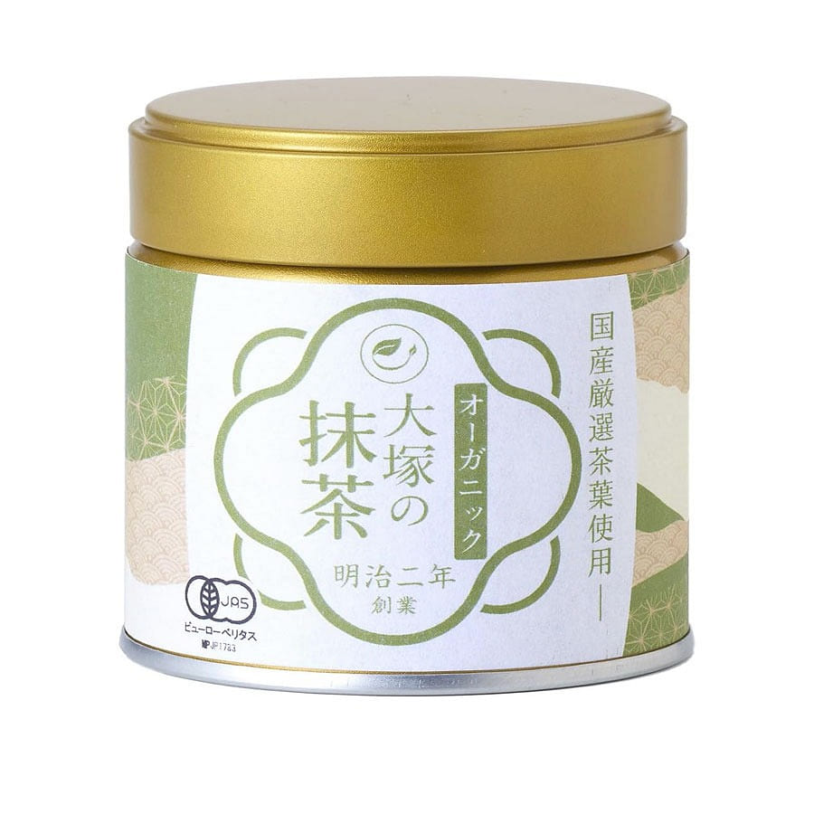 日本 大塚制茶 有机抹茶粉 无添加 无农药 1 罐