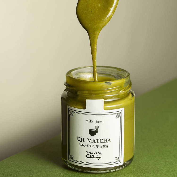 Chikiriya - Uji-Matcha Milk Jam (Japanese Matcha Green Tea) - 3.88oz