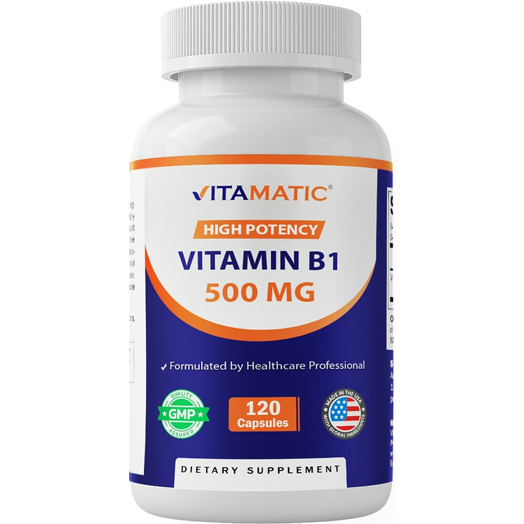 Vitamin B1 (Thiamine) 500mg - 120 Capsule