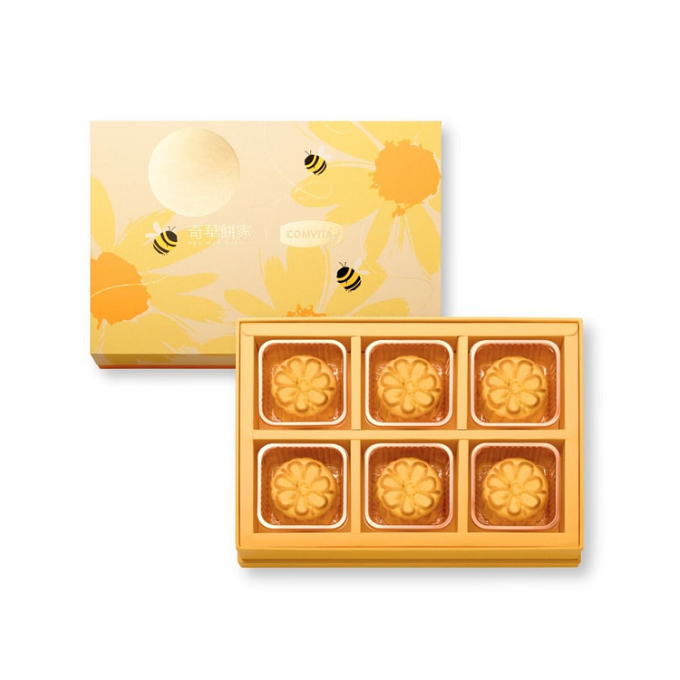 Kee Wah Mooncake Comvita Manuka Honey Custard 6s 1 each