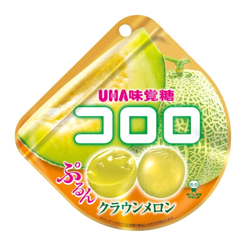 UHA MIKAKUTO KORORO Melon GUMMIES 1 pack 1 each 40 그램