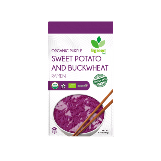 Bgreen Organic Purple Sweet Potato & Buckwheat Ramen 9.8 oz
