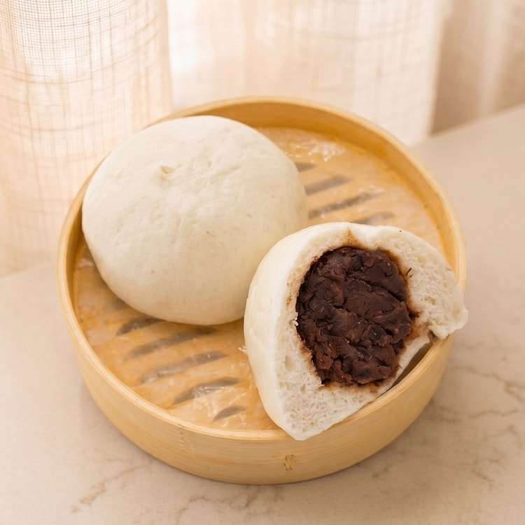 Red Bean Steamed Bun 2pcs 500 g