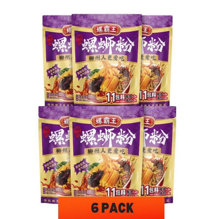 306g*6pcsLuobawang Perilla Snail Rice Noodles