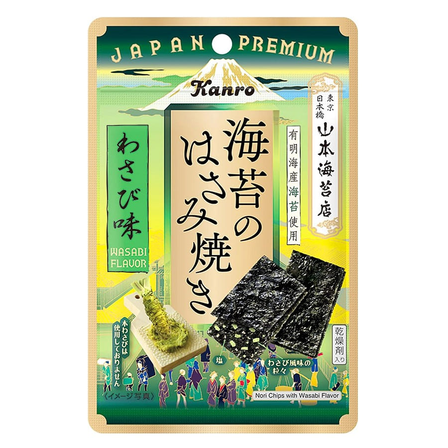 KANRO Wasabi Flavor Seaweed Crispy Seaweed 4.4 g