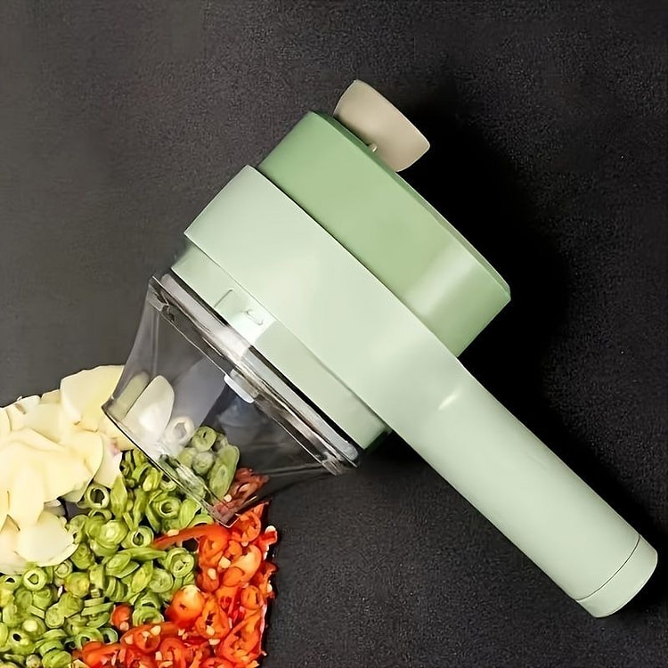 4 In 1 Vegetable Chopper Handheld Electric 1 count