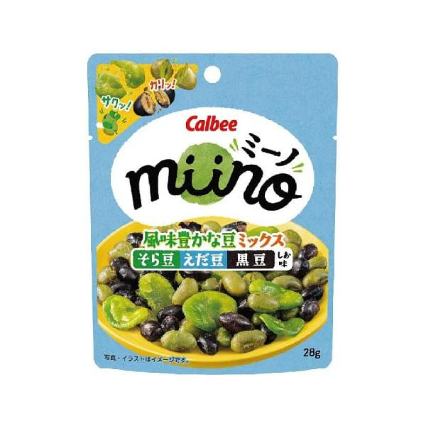 Snack đậu hỗn hợp Calbee Miino vị mặn 28g 1 phần