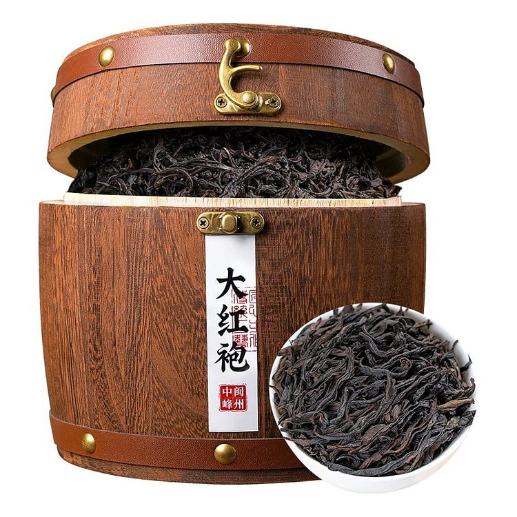 Zhongmin Fengzhou wooden box Da Hong Pao tea 300g 300 g