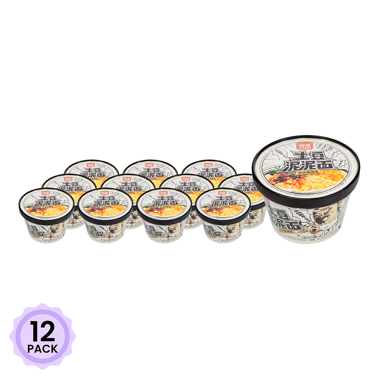BJ A-Kuan Dry Mixed Potato Noodles 115 g*12 pack