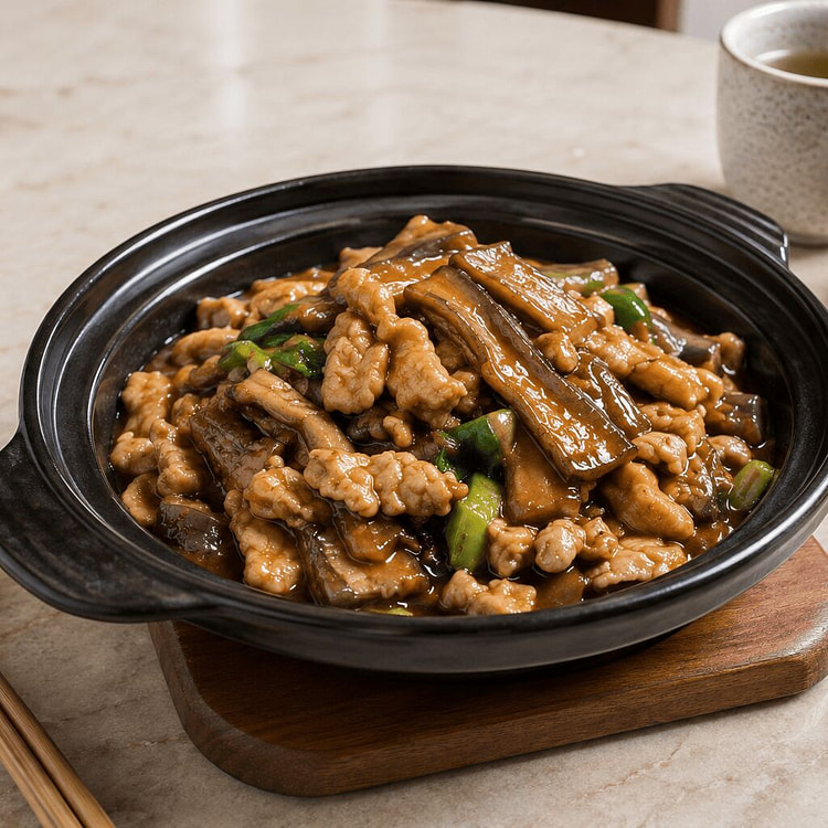 Salted Fish & Chicken w. Eggplant 450 g