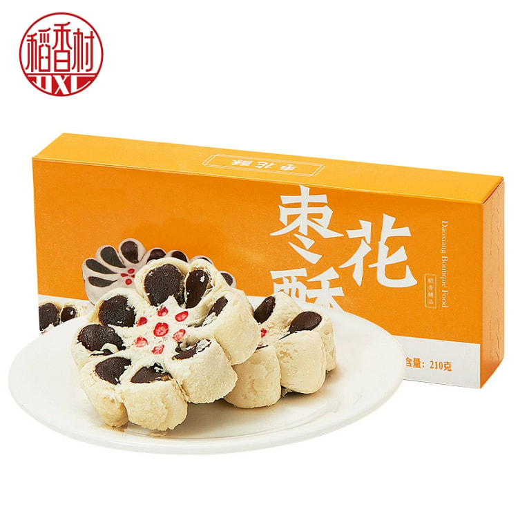 Daoxiang Village Jujube Flower Crisp Jujube Mud Roll Pastry Old Beijing Sna