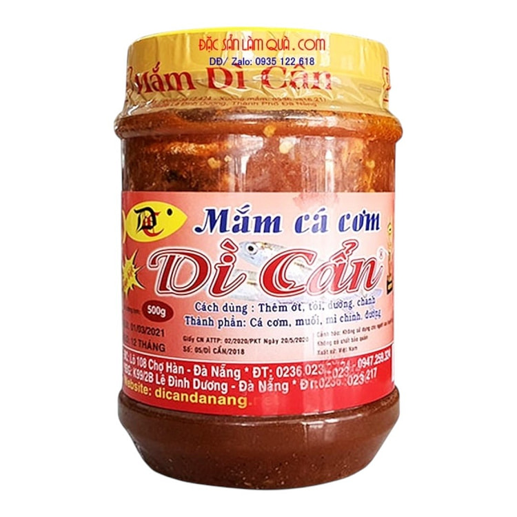 DI CAN Anchovy Fish Sauce 500g Da Nang Specialty