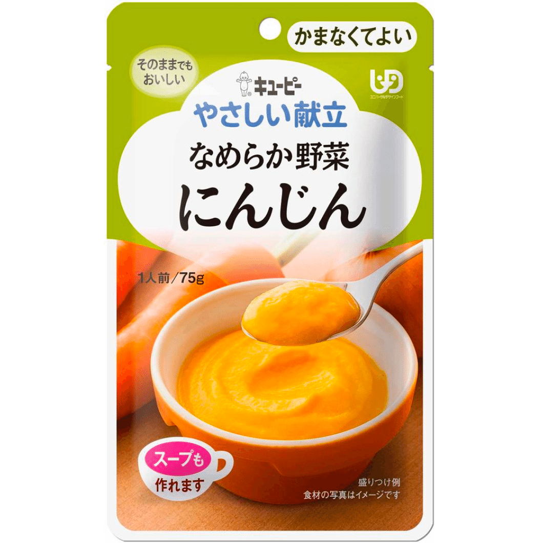 kewpie Gentle menu smooth vegetable carrot 75g 1 count
