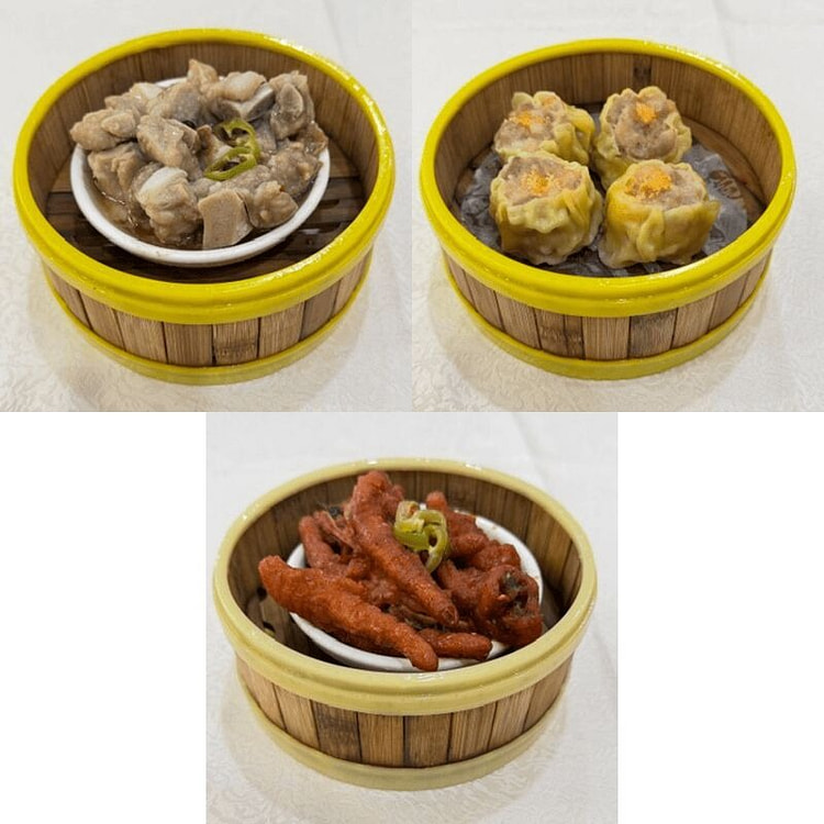 茶楼三宝套餐 凤爪 烧卖 豆豉蒸排骨 1 份