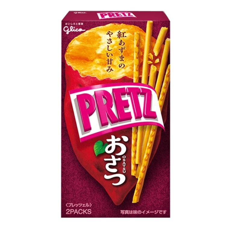 りこ 82G 赤紫 日本直送」江崎グリコ・プリッツ おさつ 紅あずまのやさしい甘み 62g