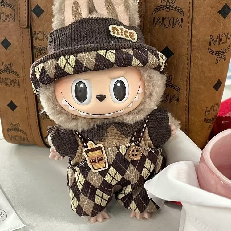 拉布布17cm毛绒公仔衣服套装-6