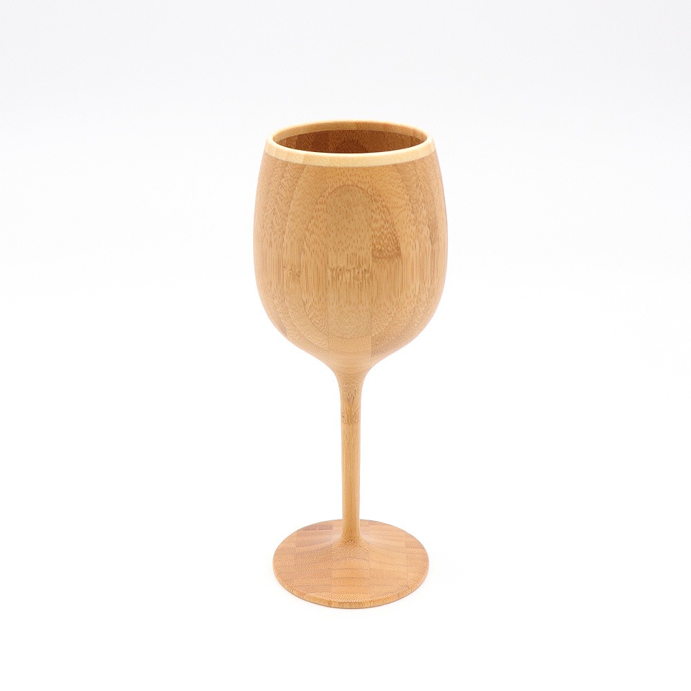 RIVERET 波爾多紅酒杯(Brown)- 可用洗碗機清洗的竹杯,日本製造 1 份