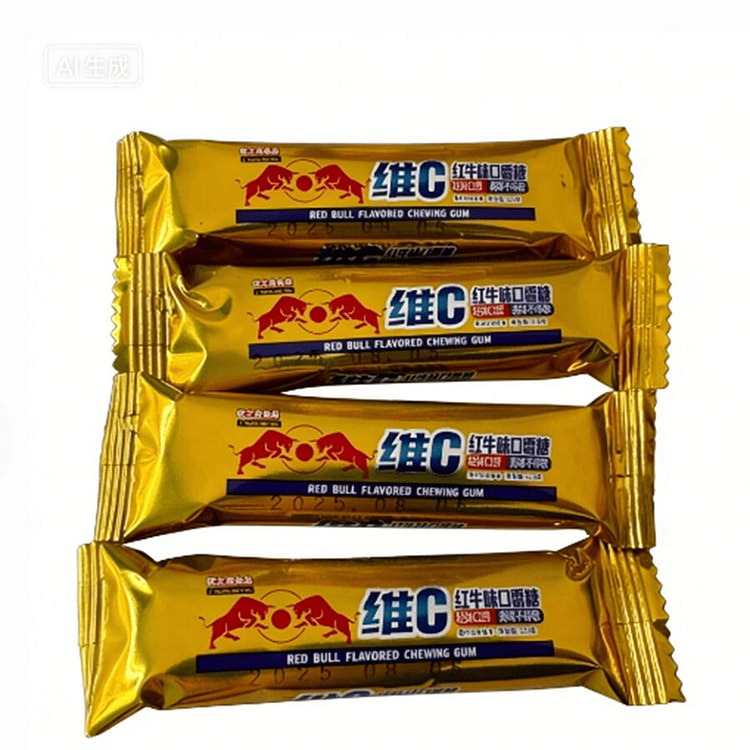 优之良  维C红牛味口香糖  12.5g*10条 125 克