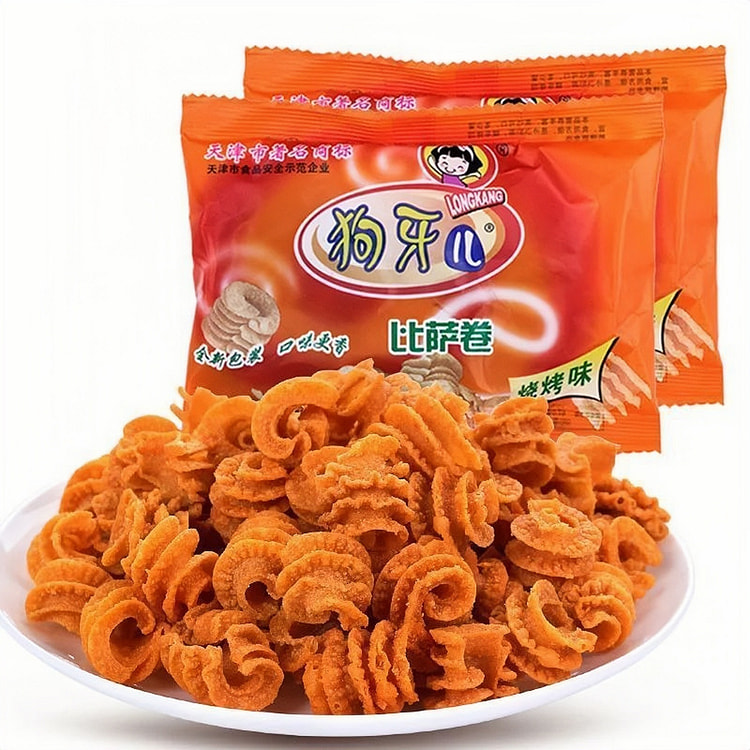 狗牙儿比萨卷 10 包烧烤味 10 包
