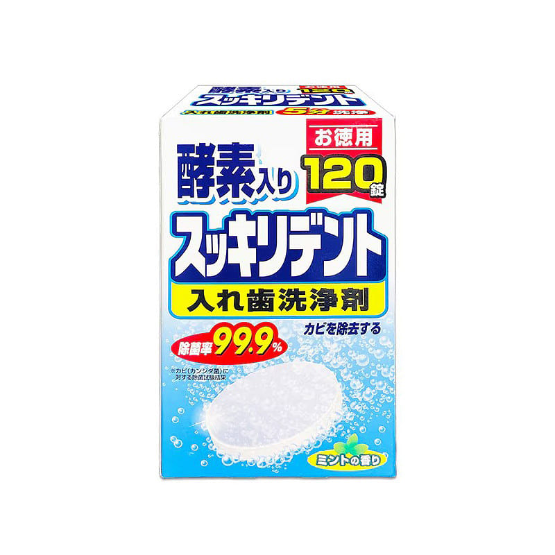 Lion Chemical SkikkiriDent Denture Cleaning Tablet 120 개
