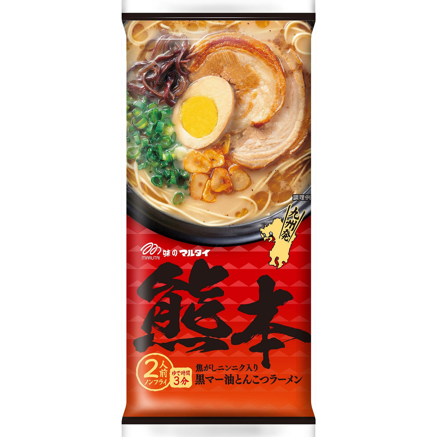 Marutai九州日式拉面熊本黑麻油豚骨味 186 克