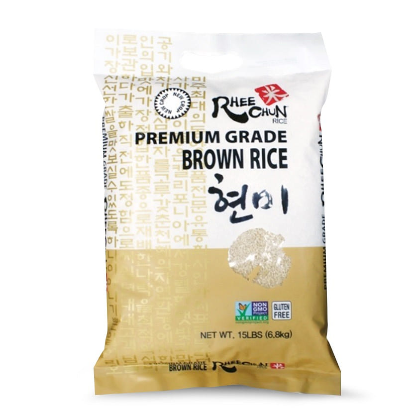 Arroz Integral de Qualidade Premium Rhee Chun 15 libra(s)