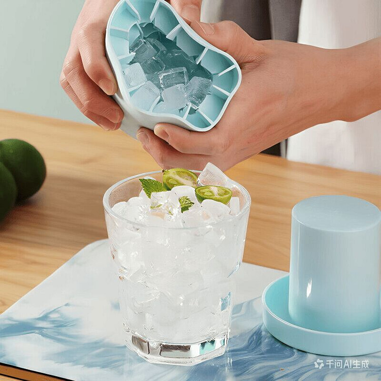 Squeeze Ice Cup, Silicone Ice Cube Tray * 2 2 each