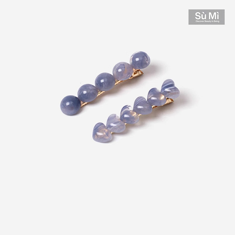 SUMI竹露听荷 清透蓝 发饰礼盒装