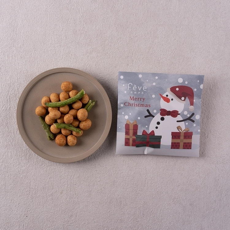 日本羽田空港圣诞限定Feve花生烟熏扇贝风味33g 1 盒