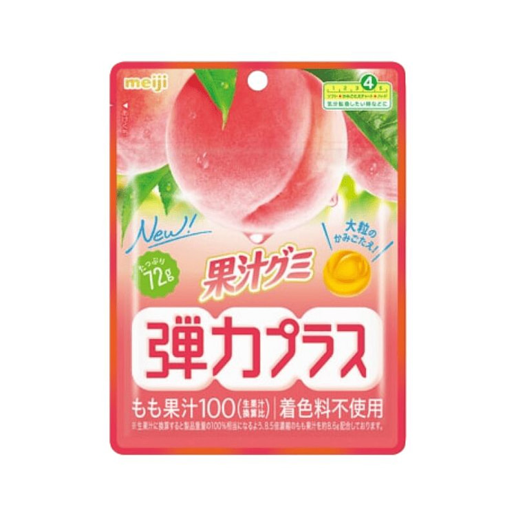 MEIJI明治 超弹力桃子果汁软糖 72g 1 包