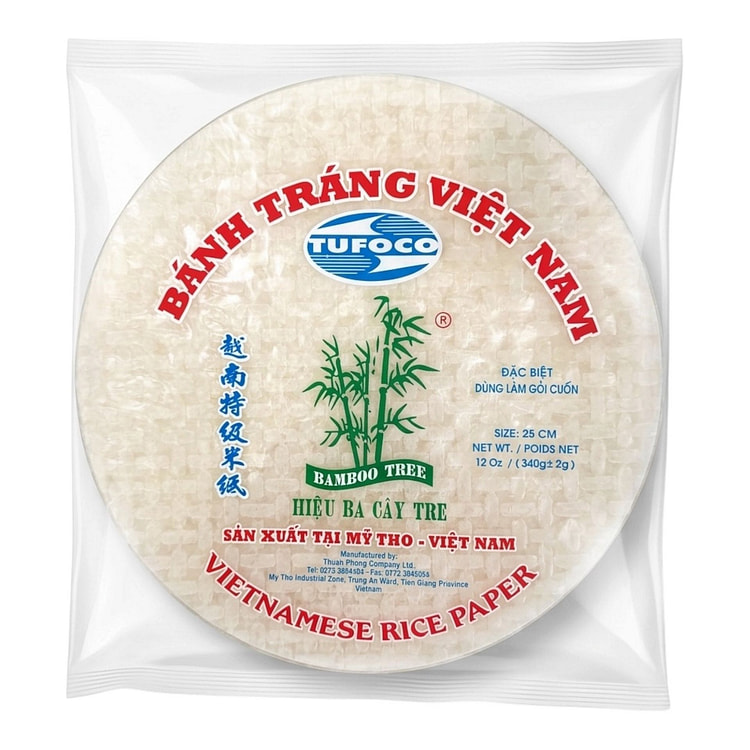 Bamboo Tree Vietnamese Rice Paper - 25 cm 12 oz