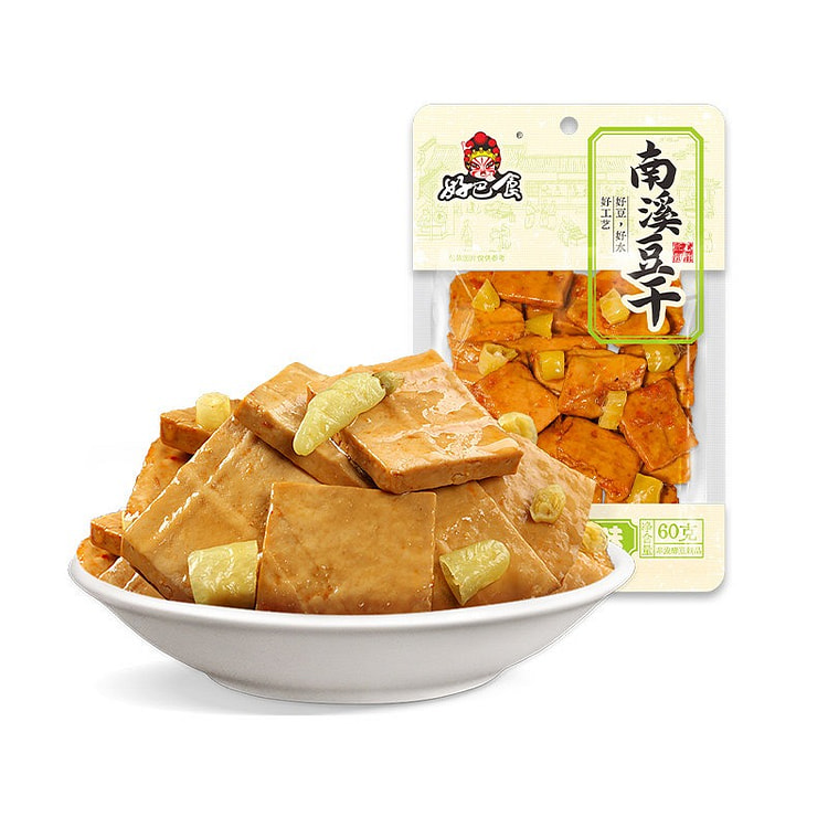 Nanxi Dried Tofu pickled chili Flavor Tofu Snacks 60 g
