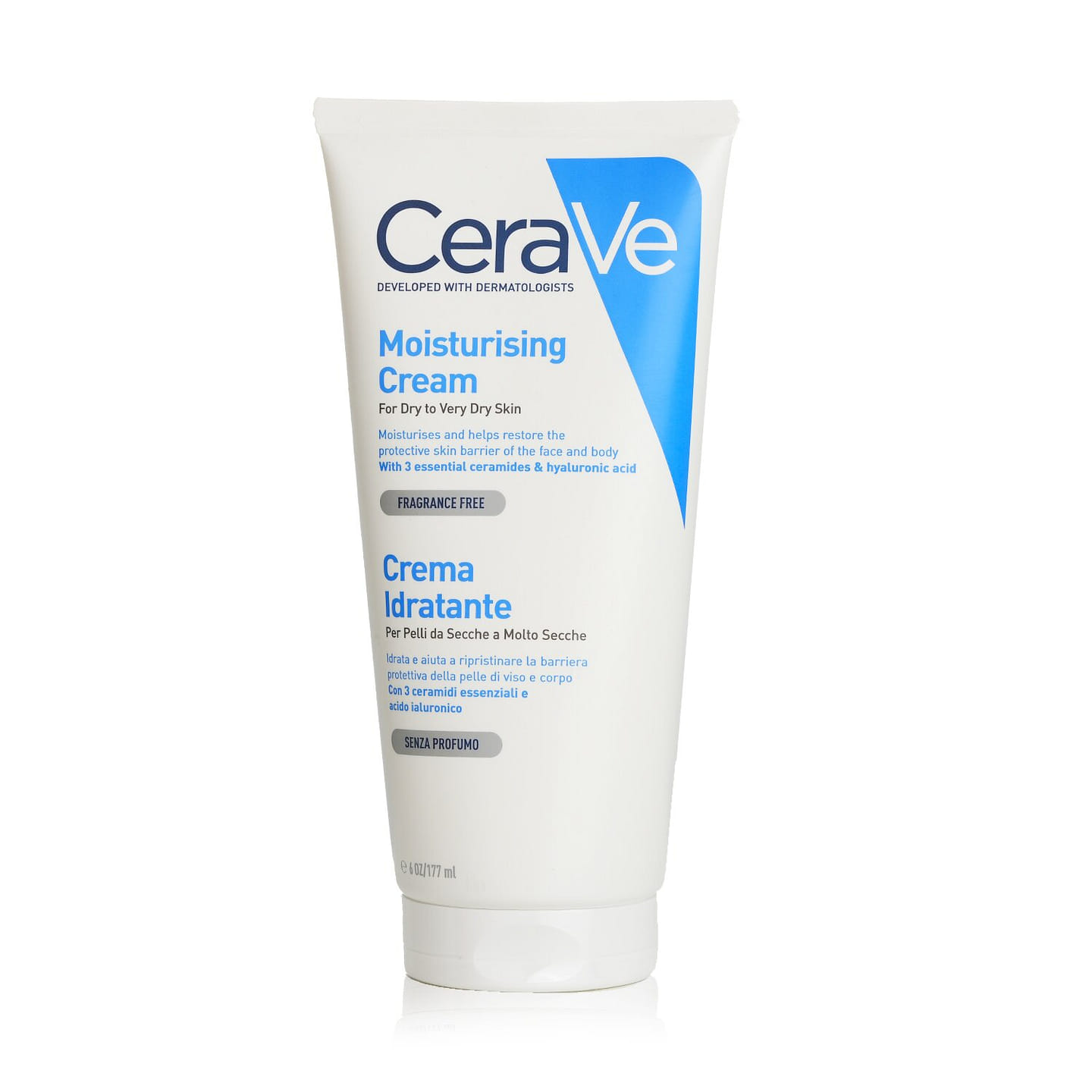 CeraVe Moisturising Cream For Dry to Very Dry Skin 177ml/6oz 177 ml