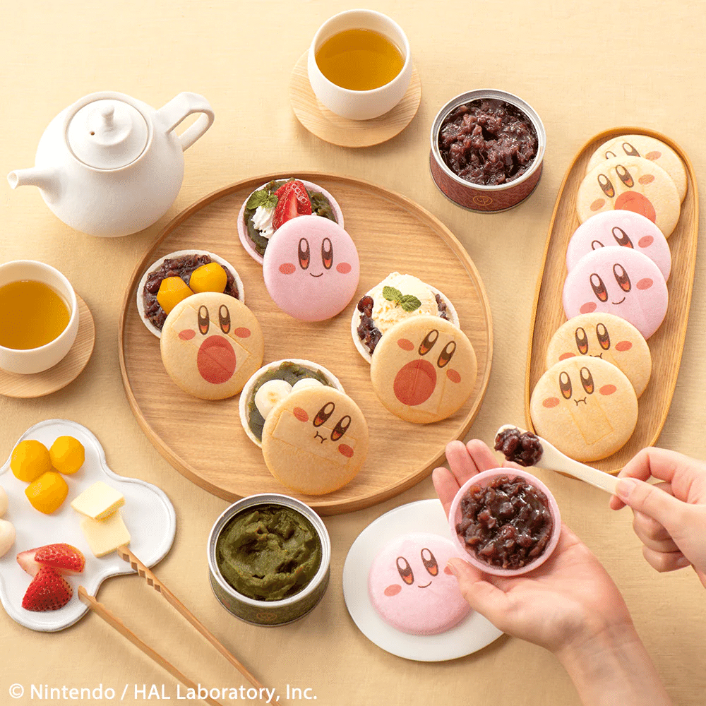 Kirby Monaka Wagashi Anko Matcha Wafers 2can set 1 each
