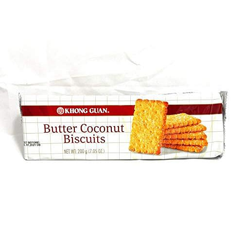 Khong Guan Butter Coconut Biscuits 200g (7.05 oz) 1 each