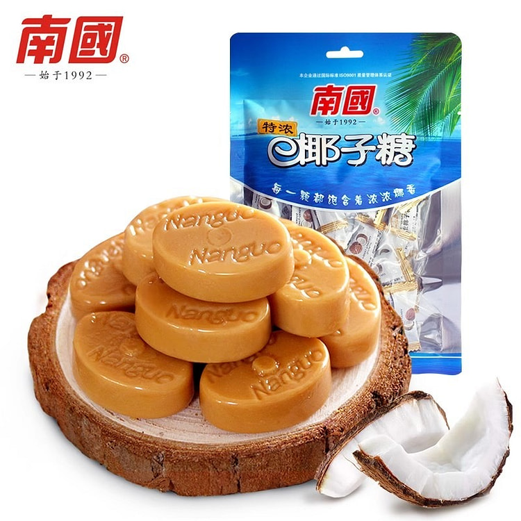 南国食品海南特产特浓椰子糖袋装200g