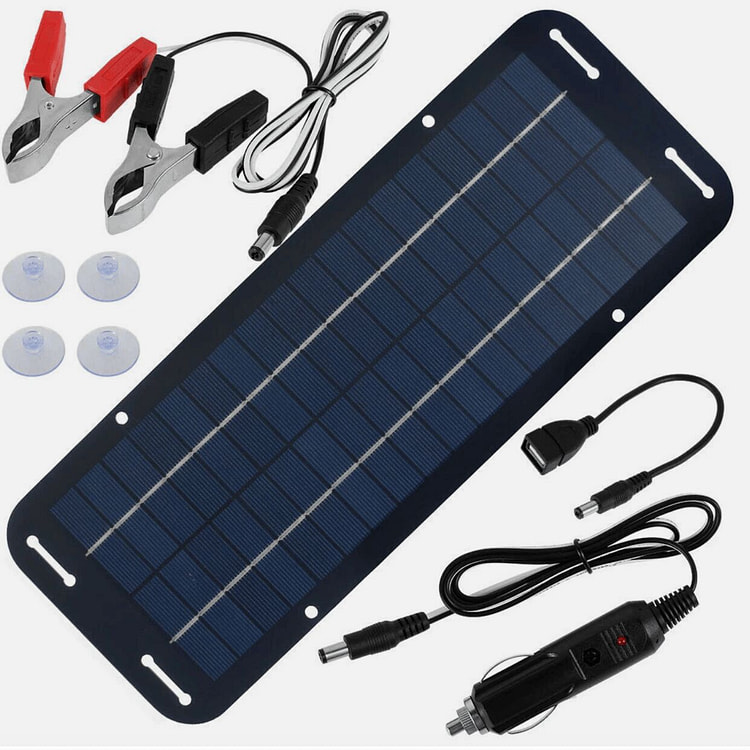 30W Solar Panel 12V Trickle Charger Battery Charge 1 pack