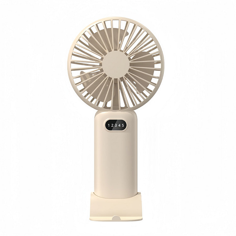 Handheld Rechargeable Mini Fan - Beige
