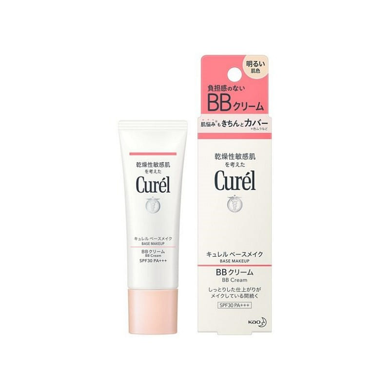 花王 キュレル ベースメイク BBクリーム 明るい肌色 35g 1 個