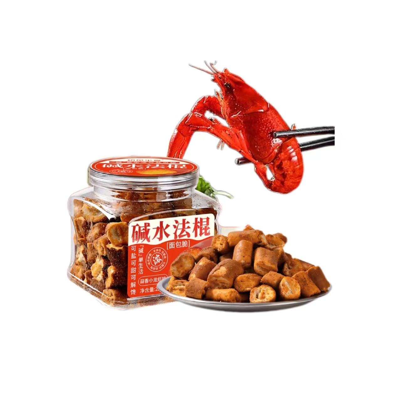 Garlic-flavored crayfish crispy bread 220g*1 220 g - Weee!